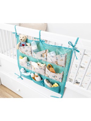 Nisahometeks 9 Cepli Baby Bebek Odası Beşik Kenarı Düzenleyici