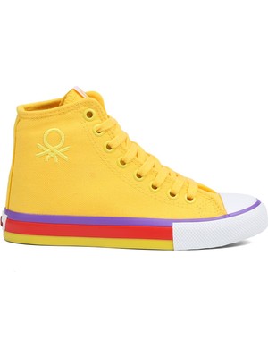 Benetton Benetton® | BN-90189 - Sari - Kadın Spor Ayakkabı