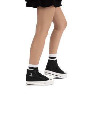 Benetton Benetton® | BN-30939 - 3114 Siyah - Kadın Spor Ayakkabı