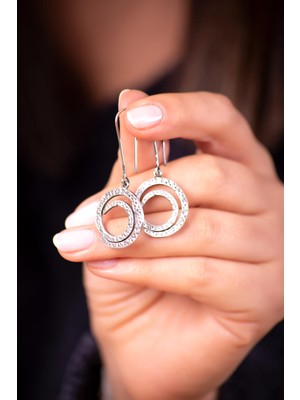 Sümer Telkari Karno Tasarım Elişi Gümüş Küpe 4046