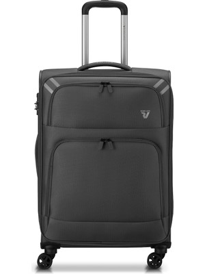 Roncato Unisex Valiz 41306201 Roncato Twin Trolley Medıo 4r Nero