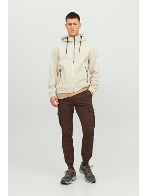 Jack & Jones Erkek Jjebasıc Suya Dayanıklı Softshell Ceket 12236300 Taş