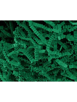 Roco Paper Co. Zigzag Kırpık Kağıt – Koyu Yeşil – 100GR Kutu Içi Süsleme – Kırpıntı Zigzag Z Kağıt