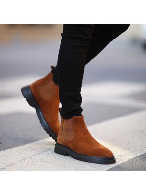 Saillaker’s Sail Lakers - Taba Süet Deri Erkek Chelsea Bot