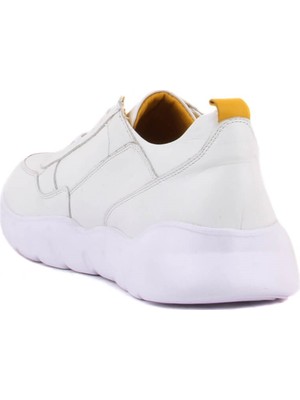 Saillaker’s Sail Lakers - Beyaz Deri Erkek Sneaker