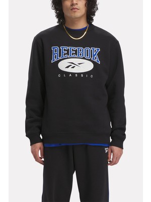 Reebok Archıve Essentıals Crew Siyah  Sweatshirt