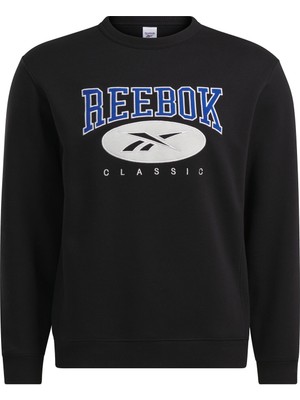 Reebok Archıve Essentıals Crew Siyah  Sweatshirt