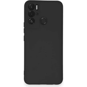 Tecno Pova Neo Kılıf Nano Içi Kadife  Silikon - Siyah 300099