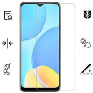 Samsung Galaxy A24 Ekran Koruyucu Kısa Temperli Sert Cam 9H Kırılmaz Cam Koruma Maxi