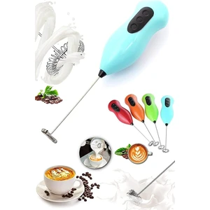 E-Trendy Shop KPRTCMKSS28 Mini Yumurta Karıştırıcı Süt Köpürtücü El Mikseri Pilli Kahve Çırpıcı Telli Blender, Standart