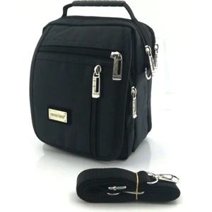 3460 Çok Gözlü Erkek El ve Omuz Askılı Çanta Siyah