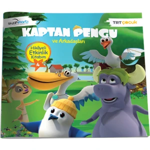 Kaptan Pengu ve Arkadaşları Hikayeli Etkinlik Kitabı