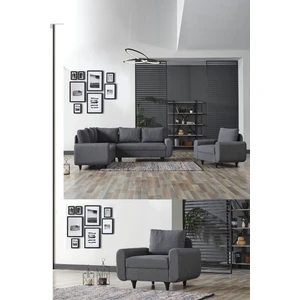 Eviana Corner Flavia Plus Berjerli Köşe Takımı