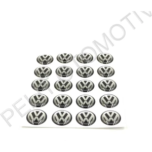 Pelit Otomotiv Volkswagen Anahtar Logosu (1 Adet 10MM) 3C0837891 Siyah