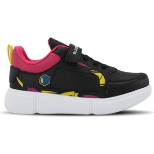 KEPA IN Kız Çocuk Sneaker Koşu & Yürüyüş Ayakkabısı Siyah / Fuşya