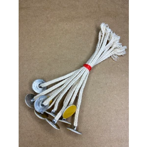 Pamuk Ip Fitil No:20 + Yapışkanlı Sehpa - 20 Adet ( 15CM Boy )