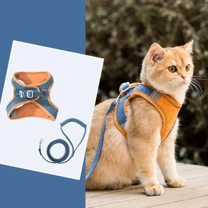 Kedi Tasma Yelek Tarzı Yansıtıcı Göğüs Kemeri Ayrılmayı Önleyici Evcil Hayvan Tasması (Yurt Dışından)