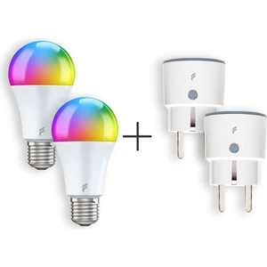 Akıllı Priz ve Led Ampül 2'li Set, Wi-Fi ile Uzaktan Kontrol, Anlık Enerji Tüketim Takibi, Zamanlayıcı