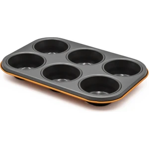 6'lı Muffin Kalıbı Turuncu
