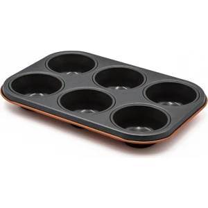 6'lı Muffin Kalıbı Mat Turuncu