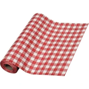 Kullan At Kırmızı Kağıt Masa Örtüsü 24 Metre 16 Yaprak