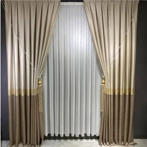 Perde Pendik Pano Fon Perde Krem Vizon Gold (Tek Kanat)