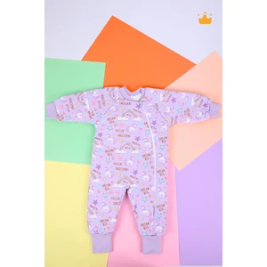 Baby Hola Begisa Elyaf Dolgulu 2.5 Tog Unicorn Desen Çocuk Uyku Tulumu 23506