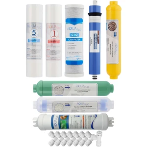 Mil Su Açık Kasa Su Arıtma Cihazı 8'li Filtresi Standart Membran Set