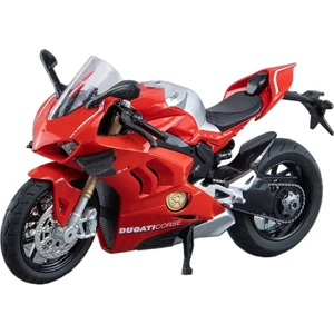 1:12 Ducati V4s Motosiklet Simülasyon Alaşım Modeli Dekorasyon Şekil (Yurt Dışından)