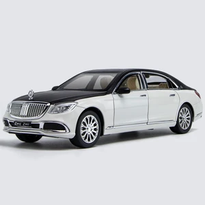 1:24 Mercedes-Benz Maybach S600 Simülasyon Alaşım Araba Modeli Hediye (Yurt Dışından)