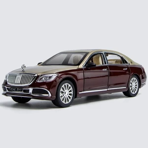 1:24 Mercedes-Benz Maybach S600 Simülasyon Alaşım Araba Modeli Hediye (Yurt Dışından)