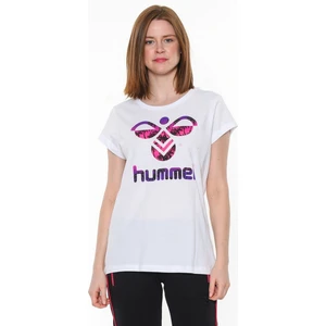 Triana Kadın Beyaz Baskılı Bisiklet Yaka Tişört