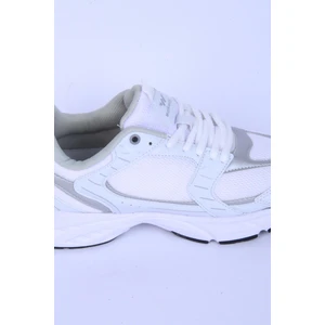 Run G Beyaz-Gümüş Kadın Spor Ayakkabı