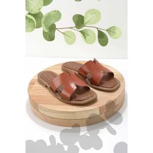Turuncu Leather Kadın Terlik K04826050003