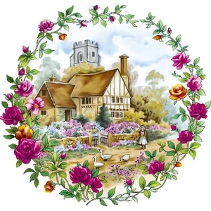 Metaverse 16 - 6 Kişilik Seramik Çay Tabağı