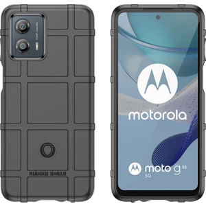 Shin-Wo Motorola G53 Sağlam Kalkan Silikon Darbeye Dayanıklı Kılıf Için Shin-Wo Telefon Kılıfı (Yurt Dışından)