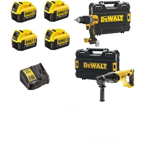 DCH133 Şarjlı 2.6j Kırıcı DELICI+DCD805 Darbeli VIDALAMA+4X4AH Akü+1xdolum Cihazı