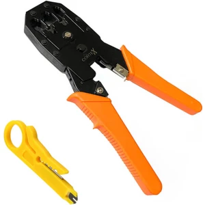 Temiz Pazar RJ45 Ethernet RJ11 RJ12 RJ45 Telefon Sıkma Çakma Pensesi Cat5 Cat6 Pense+ Kablo Soyucu