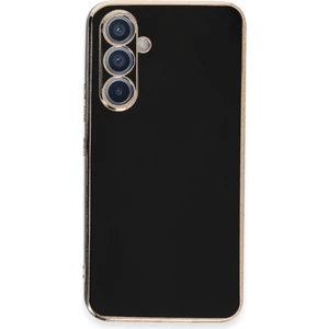 Bilişim Aksesuar  Samsung Galaxy A54 5g Parlak Kenarlı Bark Silikon Kılıf - Siyah