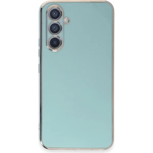 Bilişim Aksesuar  Samsung Galaxy A54 5g Parlak Kenarlı Bark Silikon Kılıf - Açık Yeşil