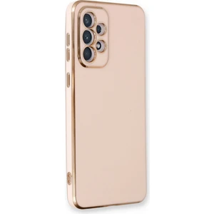 Bilişim Aksesuar  Samsung Galaxy A53 5g Parlak Kenarlı Bark Silikon Kılıf - Pembe