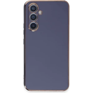Bilişim Aksesuar  Samsung Galaxy A54 5g Parlak Kenarlı Bark Silikon Kılıf - Mavi
