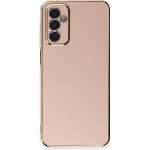 Bilişim Aksesuar  Samsung Galaxy A14 4g Parlak Kenarlı Bark Silikon Kılıf - Pembe