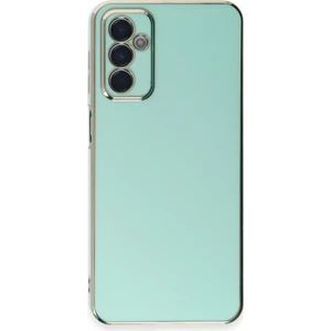 Bilişim Aksesuar  Samsung Galaxy A14 4g Parlak Kenarlı Bark Silikon Kılıf - Açık Yeşil