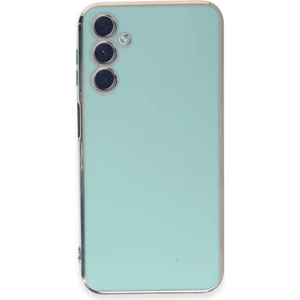 Bilişim Aksesuar  Samsung Galaxy A24 4g Parlak Kenarlı Bark Silikon Kılıf - Açık Yeşil