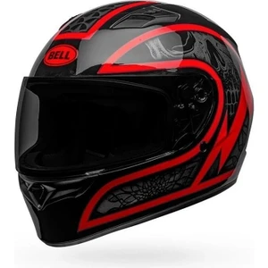Ps Qualifier Scorch Motosiklet Kaskı Black-Red SYM0154