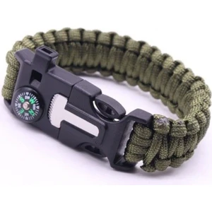 Acil Durum Taktiksel Paracord Hayatta Kalma Bilekliği Survival Çok Amaçlı Bileklik