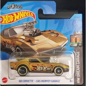 Hot Wheels Tekli Arabalar 68 Corvette - Gas Monkey Garage HKH23