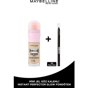 Maybelline New York Super Instant Perfector Glow 4 Etki 1 Arada Fondöten- 01 Light Mini Tattoo Liner Hediyeli
