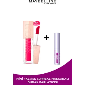 Maybelline New York Lifter Gloss Nemlendirici Dudak Parlatıcısı- 24 Bubblegum Mini Falsies Surreal Maskara Hediyeli
